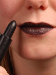 Black Halloween Lipstick