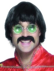 70s Black Wig Accessory